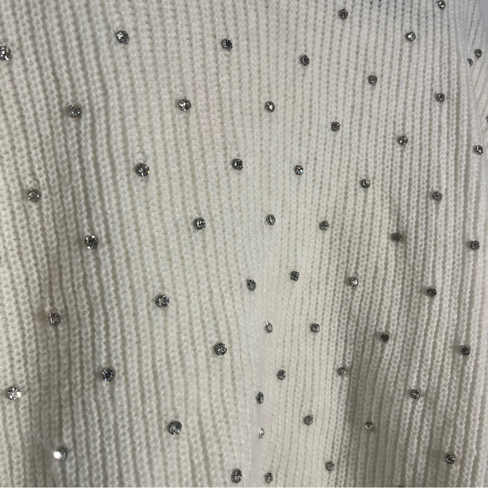 Women's Nine West Shiny Crewneck Sweater Sz M NWT - Picture 5 of 8